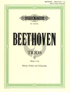 Beethoven Klaviertrios Band 2 (No. 7 - 11) (Part./Stimmen) (Carl Herrmann und Paul Grümmer)