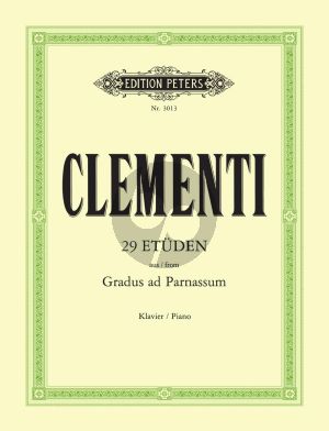 Clementi Gradus ad Parnassum (29 Etuden) Klavier (Carl Tausig)