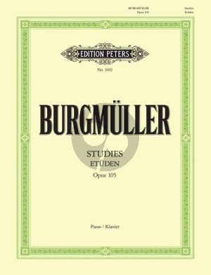 Burgmuller  12 Etuden Op.105 fur Klavier (Ruthardt)