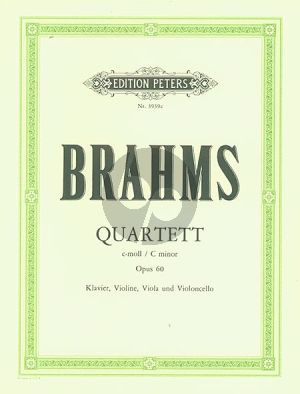 Quartett c-moll Op.60 Vi.-Va.-Vc.-Piano
