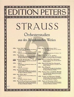 Strauss Orchesterstudien Vol.1 Violoncello (Franz Kvarda) (Peters)