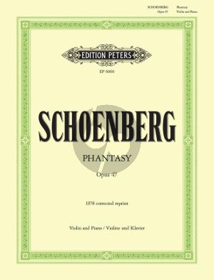 Schoenberg Fantasie Op.47 Violine und Klavier