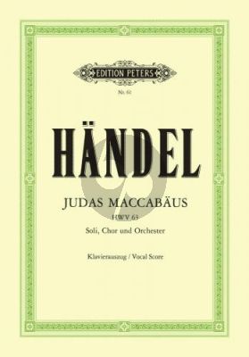 Judas Maccabeus HWV 63 Klavierauszug