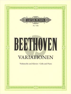 Beethoven Variationen Violoncello-Klavier (Stutchewsky) (Peters)