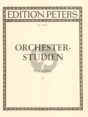 Orchesterstudien Vol.1 Piccoloflöte (Kurt Nitsche)