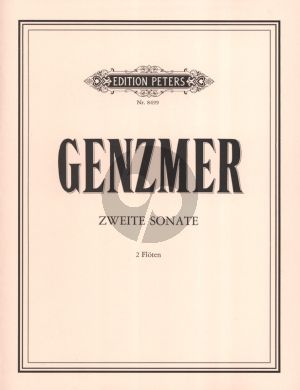 Genzmer Sonate No. 2 2 Flöten (1981)