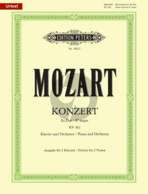 Mozart Konzert Es-dur KV 482 Klavier-Orch. 2 Klaviere