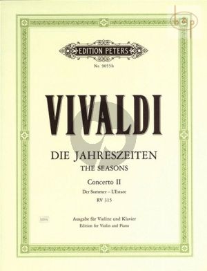Concerto Op.8 No.2 RV 315 g-minor (L'Estate) (Violin-Str.-Bc.)