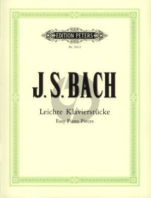 Bach Leichte Klavierstucke (Hans-Joachim Schulze)