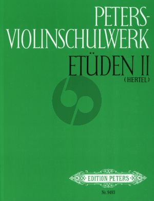 Album Peters Violin Schulwerk Vol.2 Etuden (Hertel Thiemann Hoene)