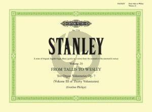 Stanley 10 Voluntaries Op. 7 Organ (edited by Gordon Phillips)