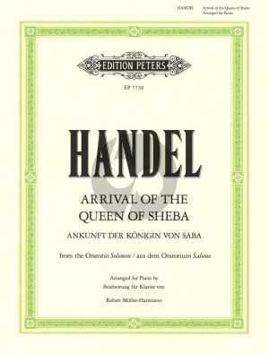 Handel The Arrival of the Queen of Sheba Piano Solo