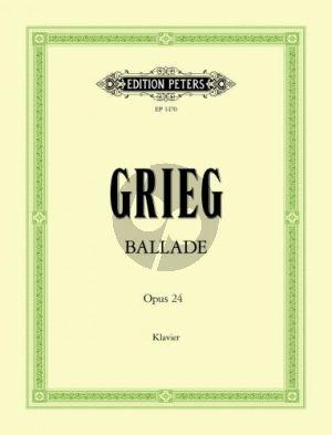 Grieg Ballade g-moll Op.24 Piano