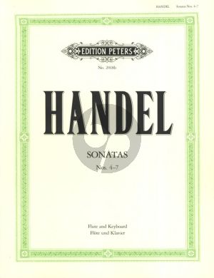 Handel Sonaten Vol.2 No. 4 - 7 Flöte und Klavier (Herausgeber Maximilian Schwedler)