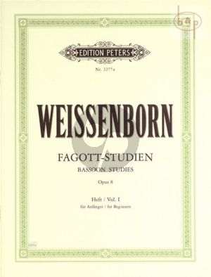 Studien Op.8 Vol.1 fur Fagott