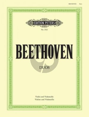 Beethoven 3 Duos (Wo O27) Violine-Violoncello (Hermann)