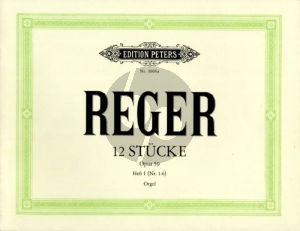 Reger 12 Stucke Op.59 Vol.1 No.1-6 fur Orgel