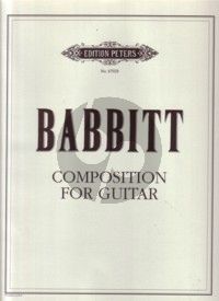 Babbitt Composition for Guitar (1984)