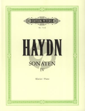 Haydn Klavier Sonaten Vol.4 Klavier (Herausgegeben von Carl Adolf Martienssen) (Peters)
