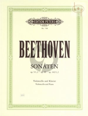 Sonaten Op.5 No.1 - 2 , Op.69 und Op.101 No.1 - 2