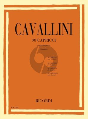 Cavallini 30 Caprices Clarinet