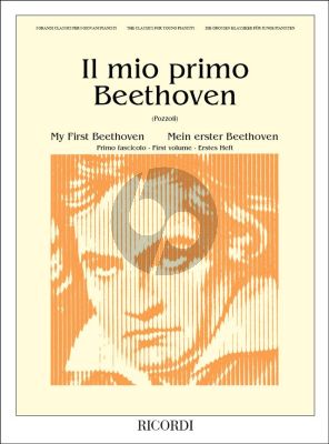 Beethoven Il Mio Primo Beethoven (My First Beethoven) Vol.1 Piano