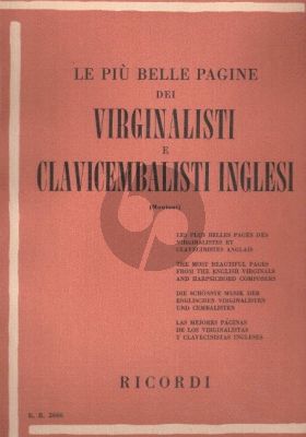 Le più belle pagine dei Virginalisti e Clavicembalisti Inglesi