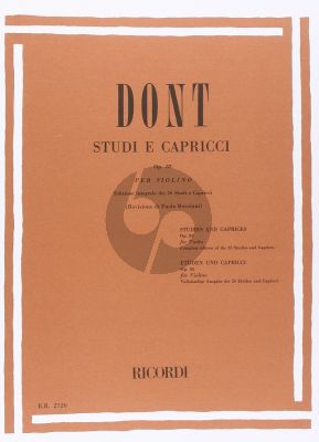 Dont Studies & Caprices Op.35 (Borciani)