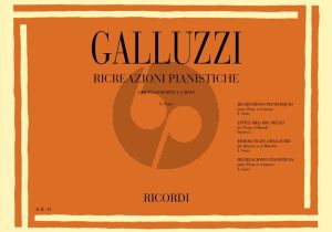 Galluzzi Ricreazioni Pianistiche Vol.1 Piano 4 hds (Little Melodic Pieces)