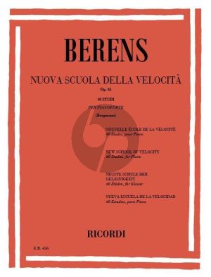 Berens New School of Velocity Op.61 Piano