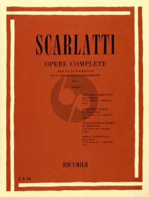 Scarlatti Complete Works Vol. 1 No.1 - 50 for Harpsichord [Piano] (Edited by Alessandro Longo)