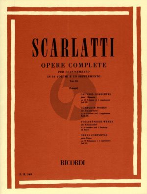 Scarlatti Complete Works Vol. 9 No.401 - 450 Harpsichord [Piano] (Edited by Alessandro Longo)