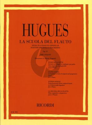 Hugues La Scuola del Flauto Op.51 Vol.1 (Flute Method) (2 Flutes)