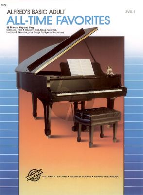 Alfred Adult Piano All Time Favorites Level 1 for Piano Solo