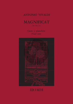 Magnificat RV 610a- 611 SSAT soli-SATB/SATB-Piano Vocal Score