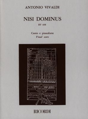 Vivaldi Nisi Dominus (Psalm 126) RV 608 Contralto Vocalscore (Degrada) (Lat./Engl.)