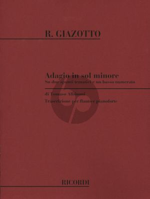 Albinoni-Giazotto Adagio g-minor Flute-Piano