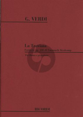 Krakamp Fantasia sulla La Traviata di Verdi Opus 248 Flute and Piano