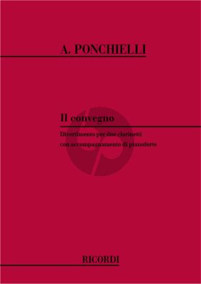 Ponchielli Il Convegno Divertimento for 2 Clarinets and Piano (Ricordi)