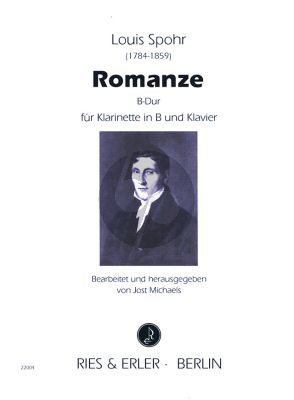 Spohr Romanze B-dur Klarinette[B]-Klavier (Jost Michaels)