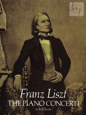 Liszt Piano Concerti (No.1 E-flat major and No.2 A-major) Full Score (Dover)