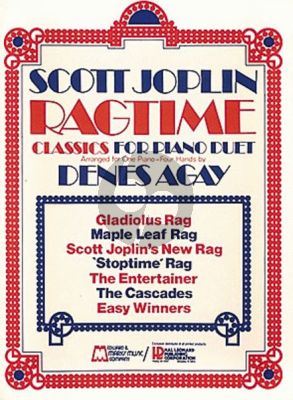 Joplin Ragtime Classics piano 4 hds