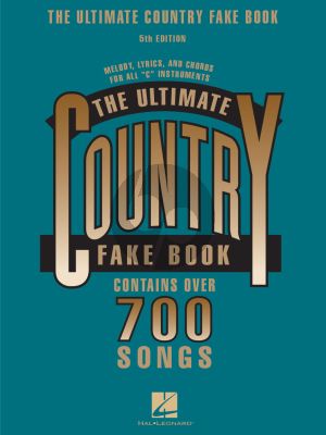 The Ultimate Country Fake Book – 5th Edition C Instruments