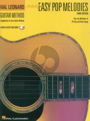 More Easy Pop Melodies for Guitar (Book with Audio online)