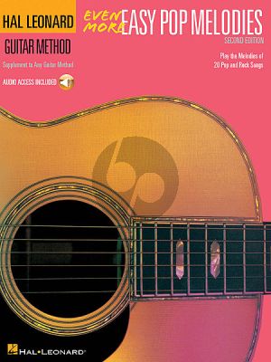Even More Easy Pop Melodies Guitar (Book with Audio)