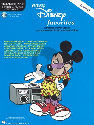 Easy Disney Favorites (Clarinet) (Bk-Audio Access Code)