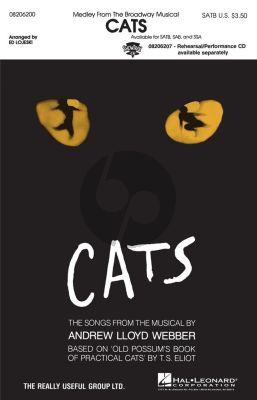 Lloyd Webber Cats Medley SATB (Edited by Ed Lojeski)
