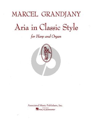 Grandjany Aria in Classic Style Harp and Organ