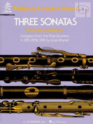 3 Sonatas for Flute and Piano