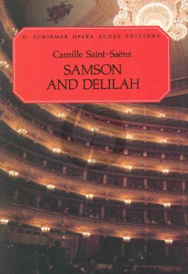 Saint-Saens Samson and Dalila Vocal Score